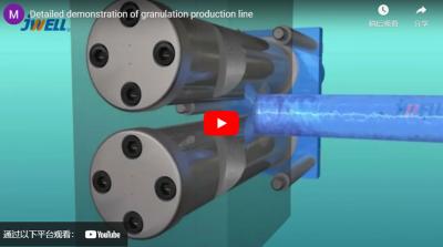 Demostración detallada de la línea de producción de granulación